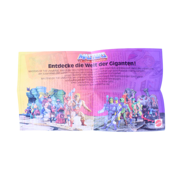 Original MotU Werbeflyer 80er | Europa Hörspiel Inlet | hoppla-stuff.de